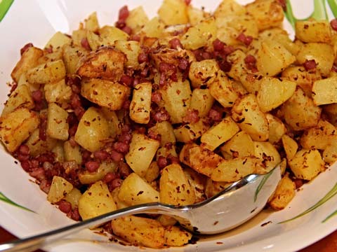 Gebakken aardappelen bewaren